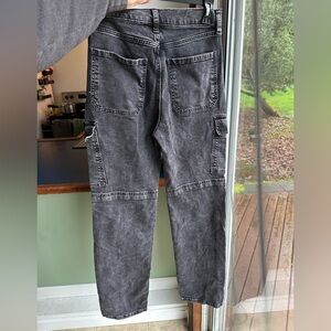 GAP Charcoal Washed Cargo straight leg